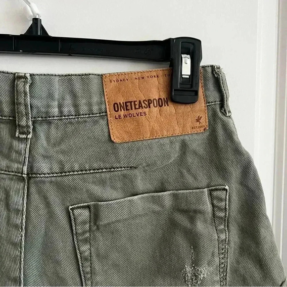 One Teaspoon Denim Shorts Cutoff Size 25 - Picture 6 of 6